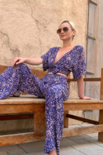 woman wearing cotton coord set