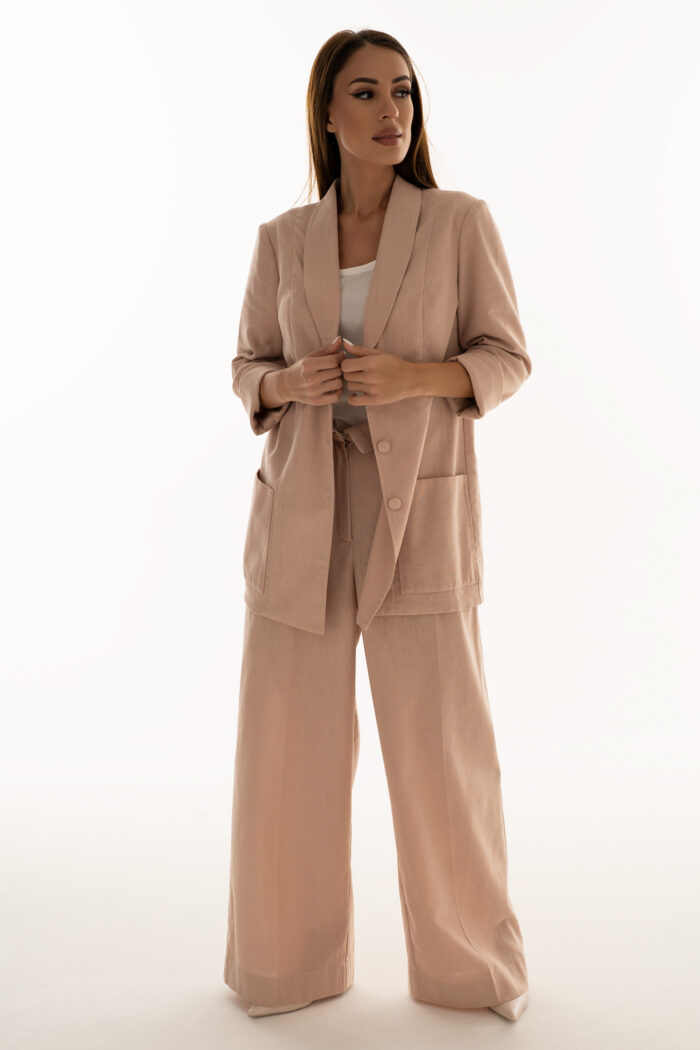Linen High-Rise Trousers &Bull; Dsc05305 1 1